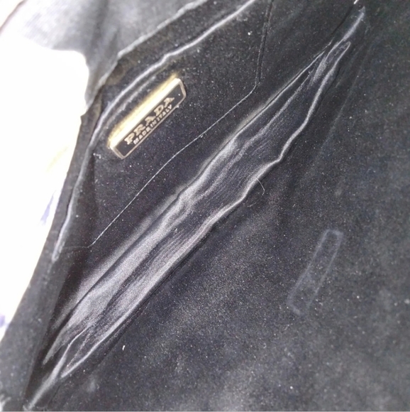 Prada Hand Bag  Black Silk Satin - Picture 8 of 9